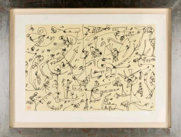 Antonio Saura "Dancé du Soleil " 1996 Litografía - Imagen 3